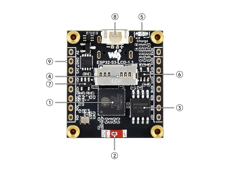 wyswietlacz-waveshare-esp32-s3-lcd-1-3-c-kod-producenta-waveshare-30559