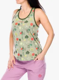 top-wspinaczkowy-damski-la-sportiva-botanic-tank-tea-forest-xs