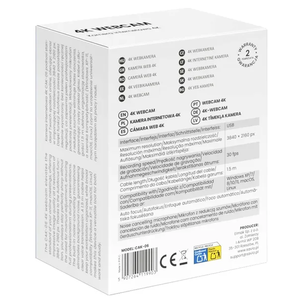 kamera-internetowa-savio-cak-06-maksymalna-rozdzielczosc-filmu-3840-piksele