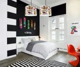 lampa-scienna-jasnociemno-e27-czarny-plec-chlopcy