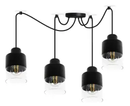 lampa-wiszaca-sufitowa-zyrandol-pajak-loft-4-glass-czarna-lampy-sufitowe