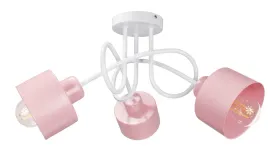 lampa-sufitowa-e27-metalowa-wielokolorowa-3-punktowa