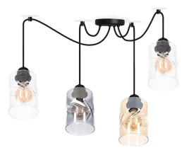 lampa-wiszaca-jasnociemno-loft-szklana-4-punkty-swiatla-e27