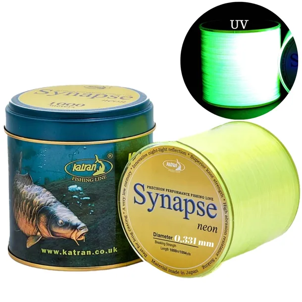 zylka-katran-synapse-neon-033mm-1000m-waga-z-opakowaniem-0-3-kg-dlugosc-1000-m