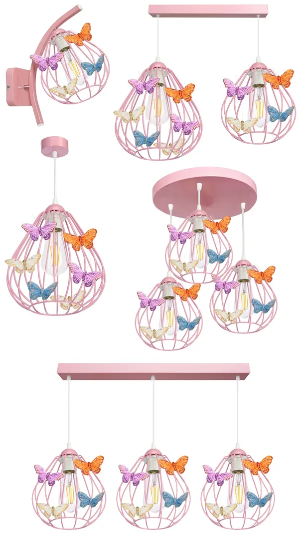 lampa-scienna-jasnociemno-e27-rozowy