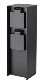 slupek-ogrodowy-ogrod-taras-ip44-2-x-gniazdo-230v-czarny-odporny-na-wilgoc