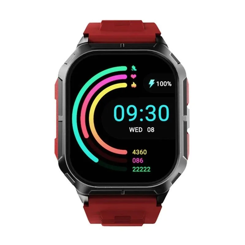 smartwatch-hifuture-futurefit-ultra3-czerwony-material-paska-guma