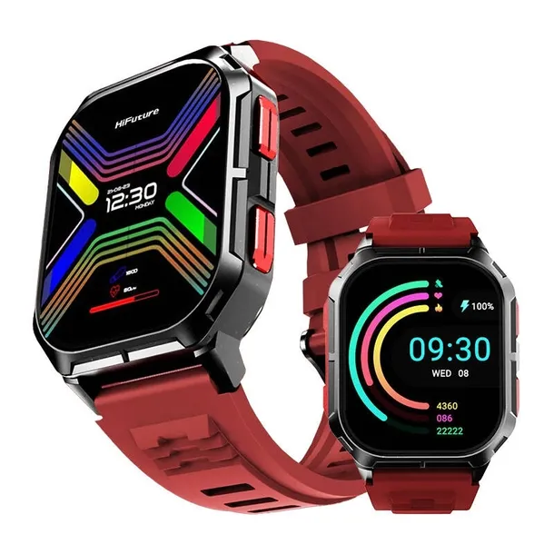 smartwatch-hifuture-futurefit-ultra3-czerwony-kolor-koperty-czarny