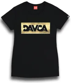 davca-t-shirt-damski-black-gold-logo-l