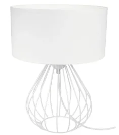 lampa-lampka-stolowa-nocna-druciak-abazur-led