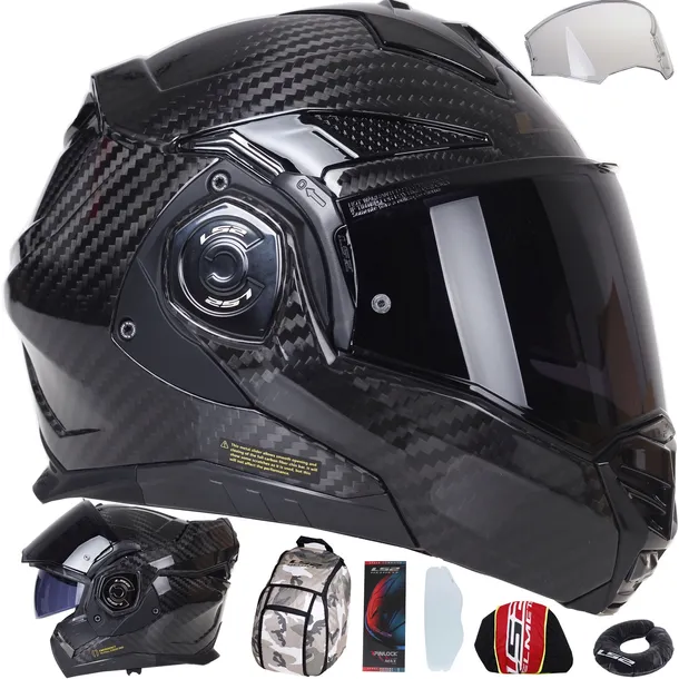 Kask szczękowy LS2 FF901 Advant X Carbon POŁYSK XL