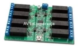 avt5353-c-modul-przekaznikow-z-interfejsem-usb-uklad-zmontowany
