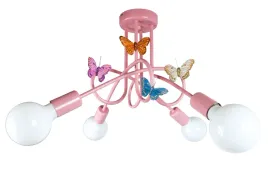 lampa-sufitowa-edison-rozowa-4-punktowa-e27-metalowa