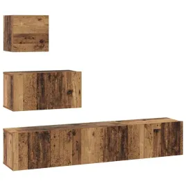zestaw-szafek-rtv-4-szt-stare-drewno-material-drewnopochodny