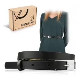 pasek-brodrene-skorzany-czarny-damski-cienki-srebrna-klamerka-125-cm