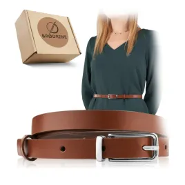 skorzany-pasek-damski-do-spodni-sukienki-brazowy-waski-brodrene-115-cm