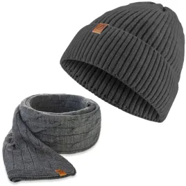 brodrene-komplet-czapka-szalik-rozmiar-uniwersalny-szary