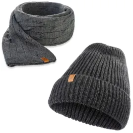 brodrene-komplet-czapka-szalik-rozmiar-uniwersalny-szary