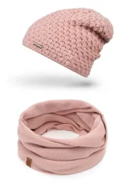 brodrene-komplet-czapka-komin-golf-rozmiar-uniwersalny-rozowy