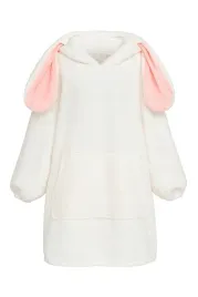 bluzokoc-bialy-kremowy-z-kapturem-i-kieszenia-kangur-poliester-uniwersalny