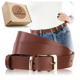 pasek-damski-do-spodni-ze-skory-naturalnej-brazowy-z-klamerka-zlota-120-cm