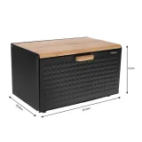 chlebak-stal-bambus-czarny-klausberg-stan-nowy-kod-producenta-kb-7425