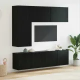 unit-scienny-do-telewizora-5-szt-czarny-dab-stan-nowy