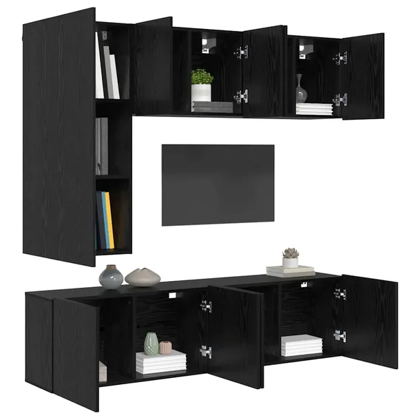 unit-scienny-do-telewizora-5-szt-czarny-dab-kolor-mebla-czarny
