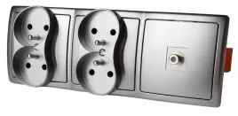 gniazdo-f-wtyk-antenowy-tv-simon-2x230v-f-inox