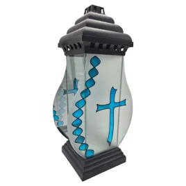 znicz-szklany-napoleon-satyna-niebieski