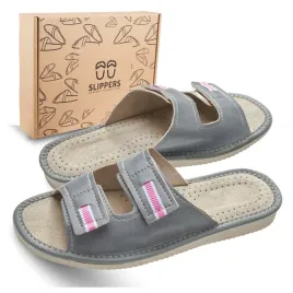 kapcie-damskie-szare-skorzane-domowe-solidne-wygodne-slippers-trwale-r-41
