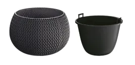 doniczka-tworzywo-sztuczne-szary-prosperplast-37-cm-x-37-x-21-cm