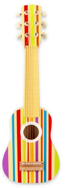 teczowa-gitara-klasyczna-dla-dzieci-6-strun-kolorowy-instrument-dla-malucha-kolor-brazowy
