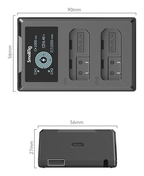 smallrig-4082-ladowarka-do-akumulatorow-en-el14-przeznaczenie-sony