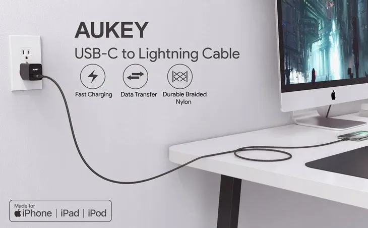 cb-cl03-kabel-lightning-usb-c-2m-mfi-apple-usb-pd-nylonowy-oplot-czarny-klasy-predkosci-c10