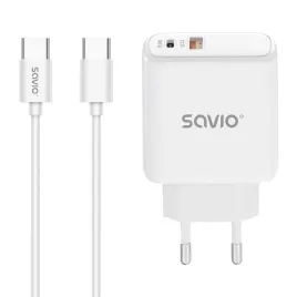 ladowarka-sieciowa-savio-usb-usb-c-uniwersalna-3000-ma-30-v-biala
