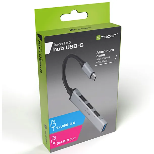 tracer-hub-usb-3-0-h40-4-ports-usb-c-liczba-portow-4