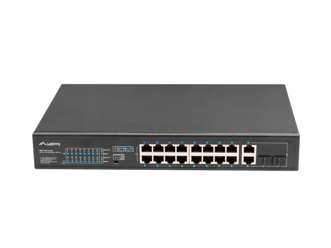 switch-lanberg-rsfe-16p-2c-250-16xpoe-2xuplink-sfp