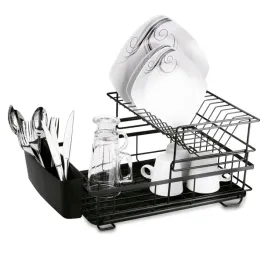 dwupoziomowa-suszarka-do-naczyn-ociekacz-na-sztucce-czarna-suszarka-stojaca