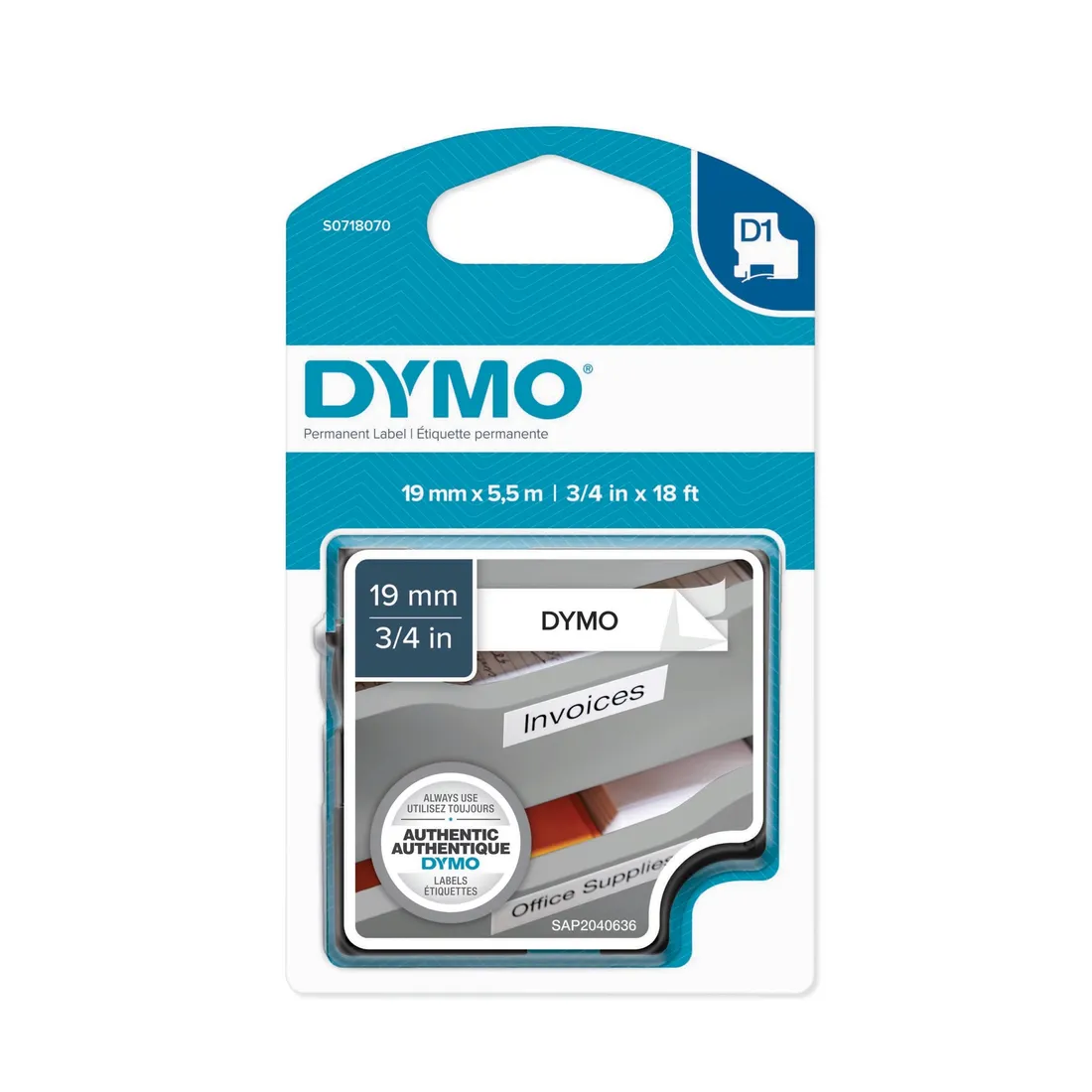 tasma-dymo-16960-d1-19mm-x-5-5m-bialy-czarny-nadruk-poliestrowa-s0718070-waga-z-opakowaniem-0-051-kg