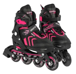 rolki-regulowane-sportrike-29-33-czarne-rozowe-4-kolka-64-mm-85a-abec-7