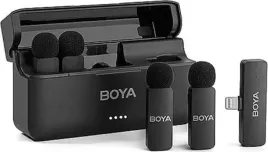 boya-by-v4d-24-ghz-czterokanalowy-bezprzewodowy-mikrofon-lightning-ios