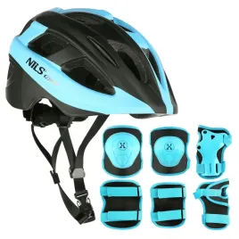 kask-rowerowy-regulowany-dzieciecy-in-mold-wentylowany-zestaw-ochraniaczy