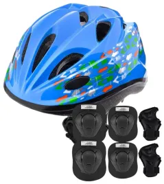 kask-rowerowy-dzieciecy-z-regulacja-48-52-cm-zestaw-ochraniaczy-s