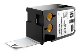 dymo-xtl-150szt-opasek-na-kable-i-przewody-38mm-x-39mm-biala-czarny-nadruk