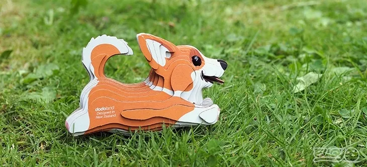 pies-corgi-eko-ukladanka-3d-eugy-marka-eugy