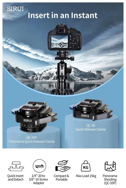 sirui-panorama-quick-release-clamp-arca-swiss-qc-55p-marka-sirui-maksymalne-obciazenie-15-kg