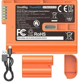 smallrig-4966-en-el15c-usb-c-pomaranczowy-aku-kabel-do-aparatow-nikon