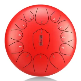 hluru-thl13-12-red-tongue-drum-lotus