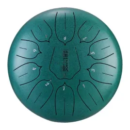 hluru-thl11-10-malachite-tongue-drum-tank-handpan